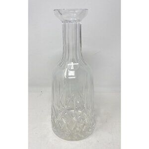 Waterford Ireland Cut Crystal Lismore Decanter 10.5”  Wine Liquor Glass Bottle